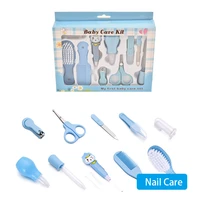 baby health care kit newborn nail hair thermometer grooming brush kit clipper scissor multifunction kid toiletries kit baby care