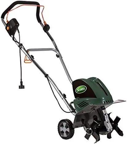 

10.5-Amp 11-Inch Corded Tiller/Cultivator, Green Dimond tester