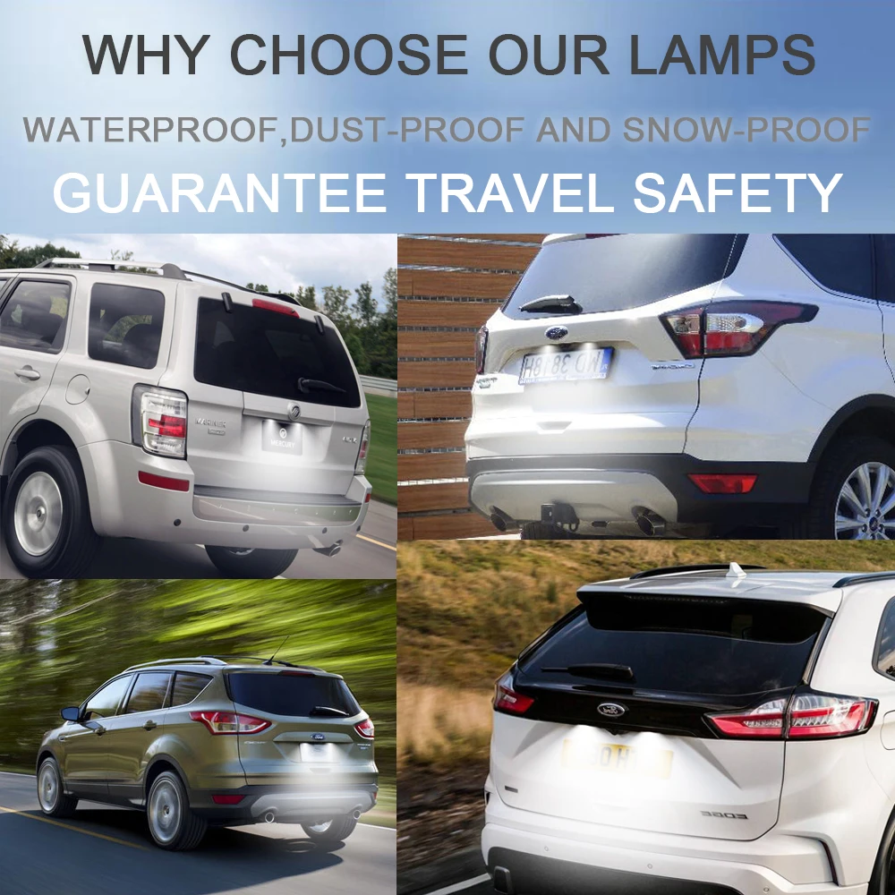 Задний номерной знак для Ford Escape MK2 2008-2012 Edge U387 2007-2014 Mercury Mariner 2008-2011 задний фонарь на