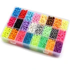 aquabeads 5200 шт. 24 цвета бусины головоломки кристалл Цвет DIY Aqua распыления воды набор мяч игры 3D ручной работы magic игрушечные лошадки для детей аквабитсц для детей бусины распыления воды