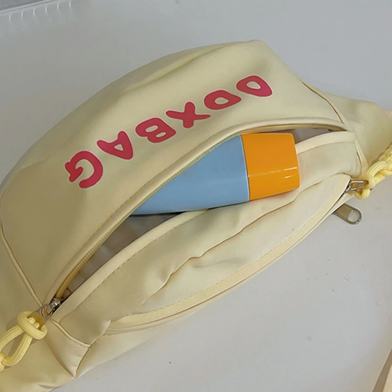 Сумка через плечо в японском стиле милая нагрудная сумка поясная с регулируемым