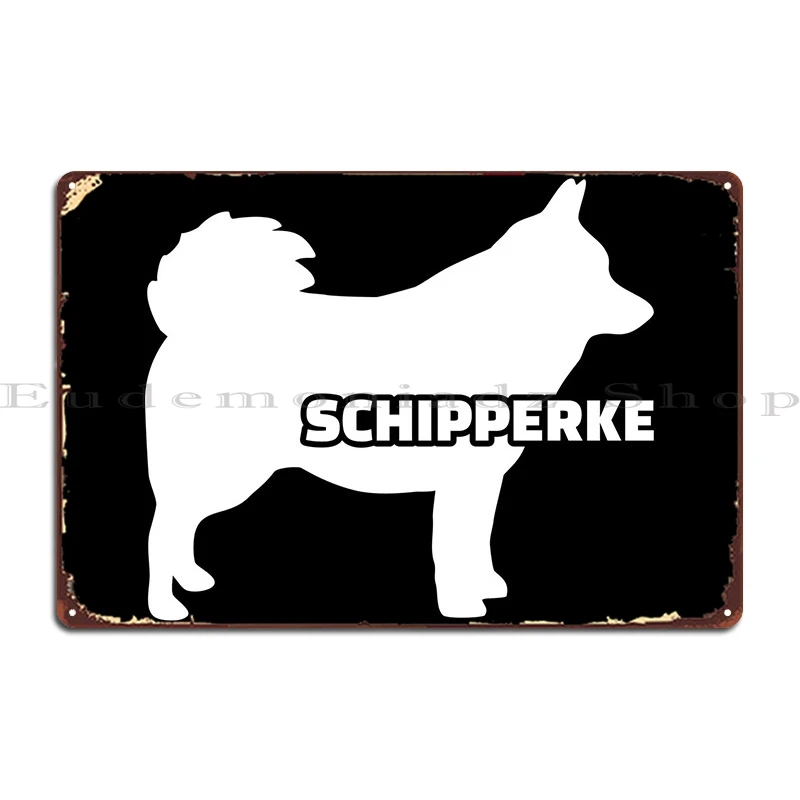 

Металлический знак Schipperke, украшение на заказ, создайте кухонный фотопостер