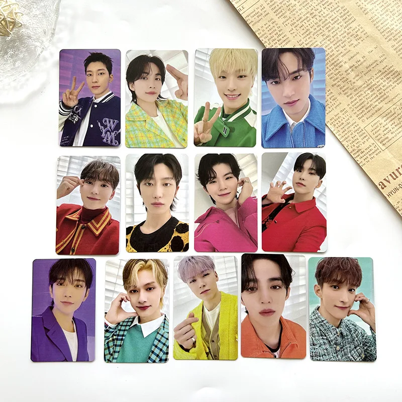 

KPOP SVT 2023 Tour FOLLOW Merch Photocard новый альбом Lomo Crads Photobook веер коллекция открыток постер фотография подарок