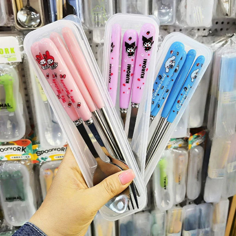 Fork Spoon Student Dinnerware Sets Kitchen Tableware