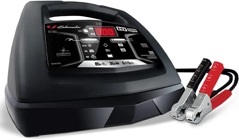 

Fully Automatic Battery Charger with Engine Starter Boost, Maintainer - with Advanced Diagnostic Testing - 85 Amp/30 Amp, 6V/12V