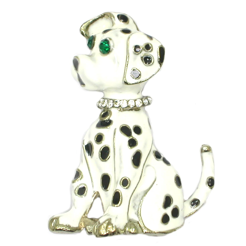 

Rhinestone Dalmatians dog Brooches Fashion Jewelry Hat Scarf Pins Brooch Pins Accessories Party prom Gifts