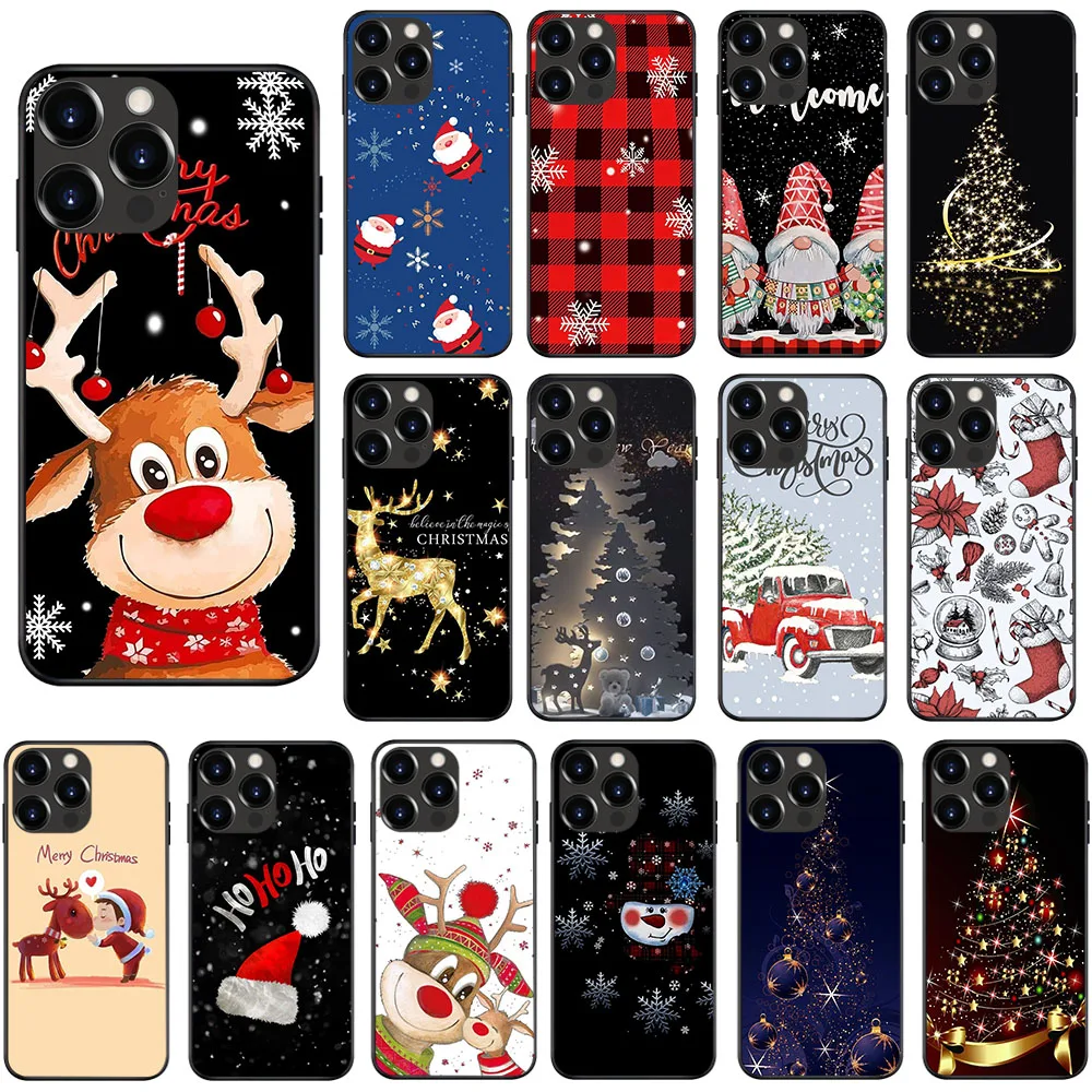 Мягкий чехол IT-48 с надписью &quotMerry Christmas&quot на новый год для Huawei Mate Y5P Y6 Y6S Y6P Y7 Y7A Y9 Y9A