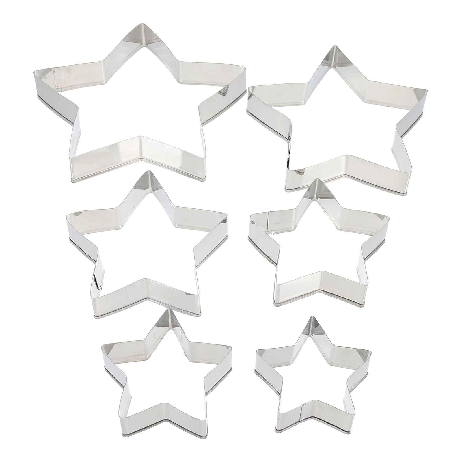 

Cookie Star Cutters Cutter Fondant Biscuit Shape Mold Baking Food July Press Sugar Pastry Stamps Molds Set Day Fourth Korean