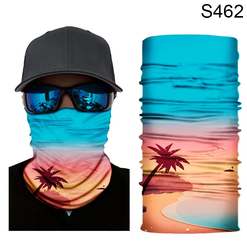 Модная велосипедная маска для лица шарф верховой езды дышащая бесшовная Шейная