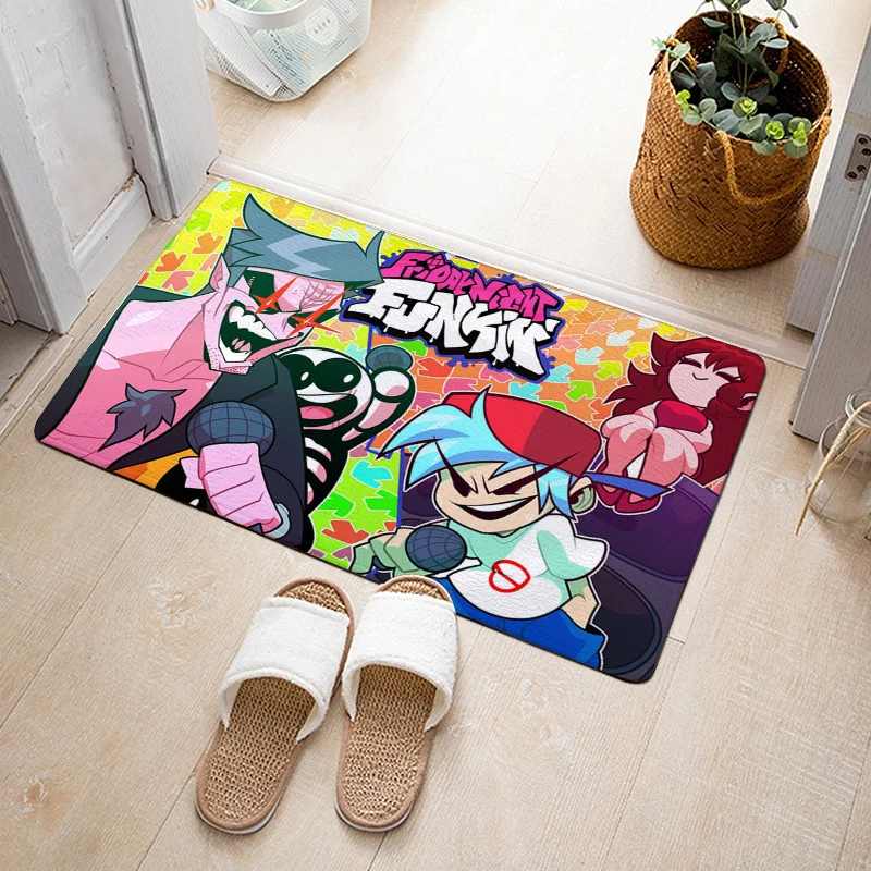 

Моющийся фланелевый 3D ковер для ванной коврик в прихожую, ковер для кофе, пятничная ночь, коврики для ванной Funkin, коврики для молитвы