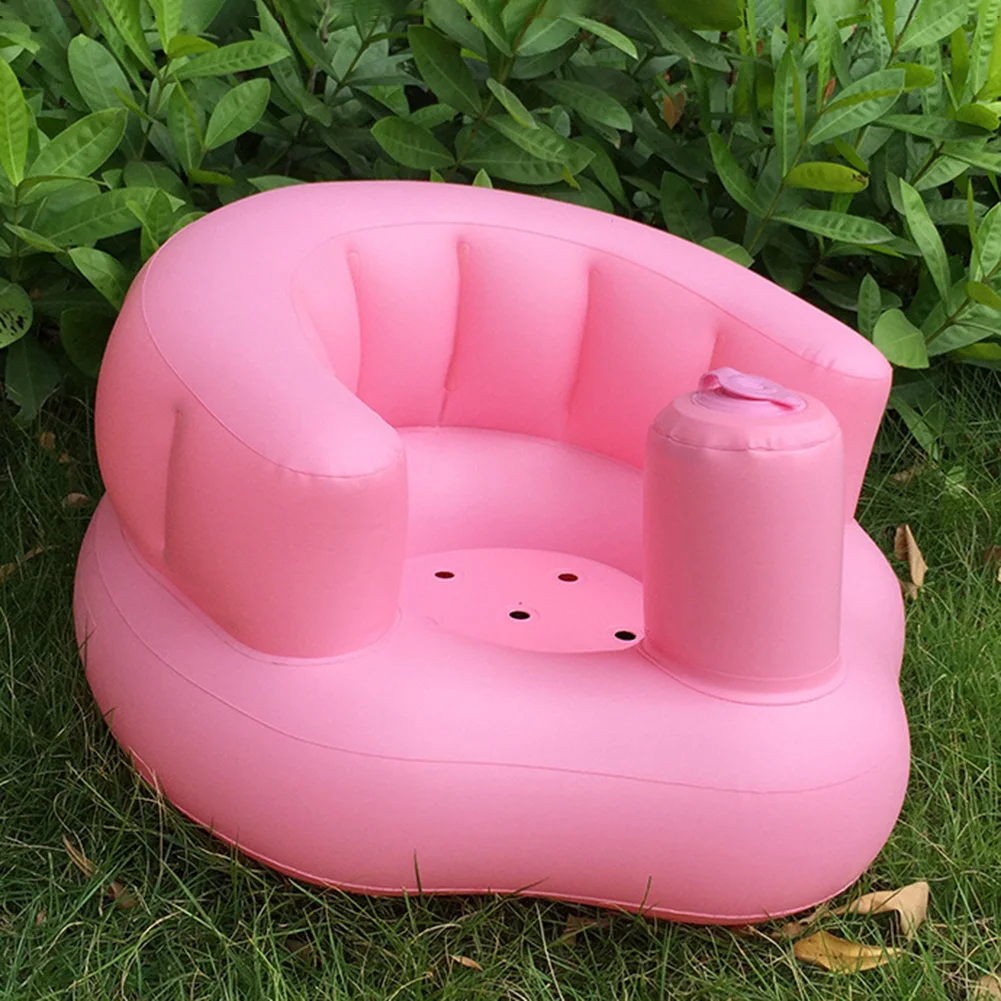 

Novelty Thickened Baby Inflatable Chair Toy PVC Non-toxic Heat Resistant Sitting Chair Toddler Early Education Toys