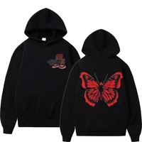 aesthetic playboi carti hip hop print hoodie 2pac rap street hoodies plus size men women fashion vintage butterfly sweatshirt