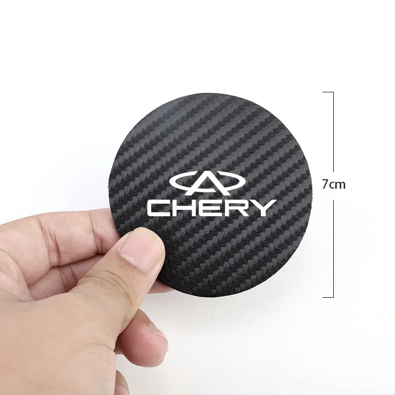 2 шт. автомобильные противоскользящие подставки из углеродного волокна для Chery