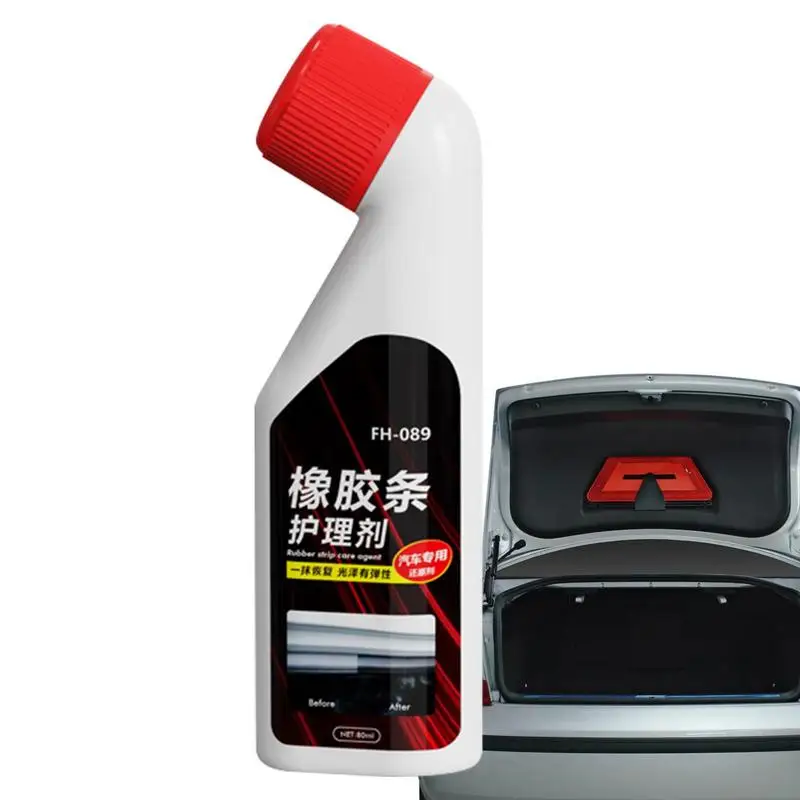 

High-Gloss Rubber Seals Agent 80ml Car Refurbishment Agent Scratch Repair Fluid Expert Rubber Parts Refurbish Agent For Car