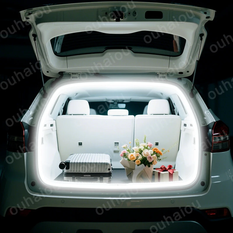 ДЛЯ HYUNDAI CRETA задний багажник, светодиодные полосы, полосы для багажника, интерьерная декоративная лампа, полоса, атмосферный свет для багажа