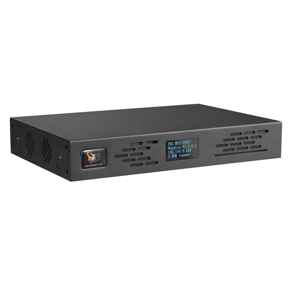 Фото TBS2903 MOI Plus 3 X DVB-S2/S IP-шлюз/мини-сервер для передачи бесплатных спутниковых ТВ-каналов в IP-потоки №1