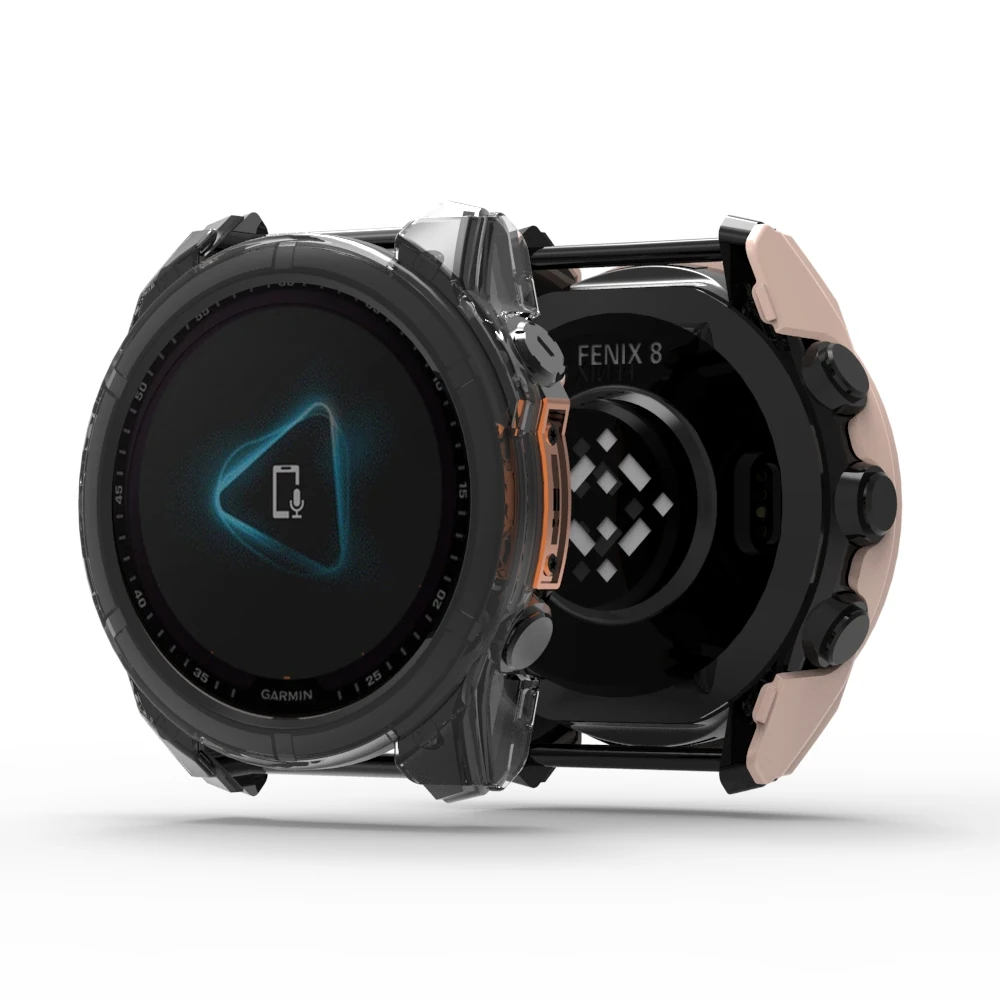 Универсальный защитный чехол-бампер для ПК Garmin Fenix 8 51 мм 47 43 чехол AMOLED SOLAR и