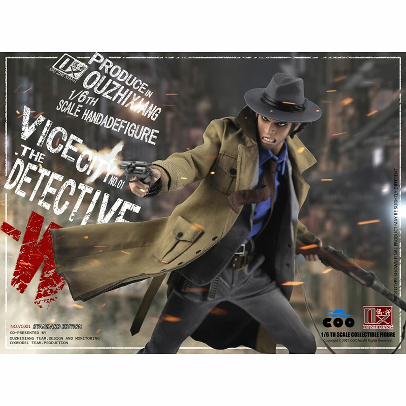 

VC002 масштаб 1:6 фигурка городского детектива коллекционная игрушка модель 12 дюймов мужской солдат полный комплект куклы статический веер с о...