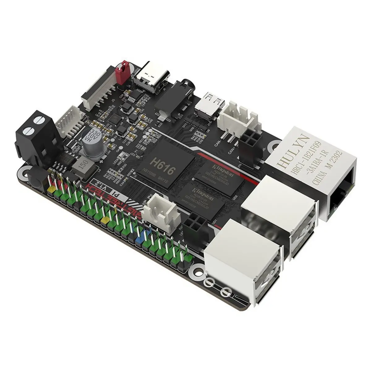 Фото Плата ABSF BIGTREETECH BTT PI V1.2, четырехъядерный процессор Cortex-A53, 2,4G Wi-Fi, 40-контактный GPIO, VS для Raspberry PI3B, для Klipper 3D-принтера, DIY №4