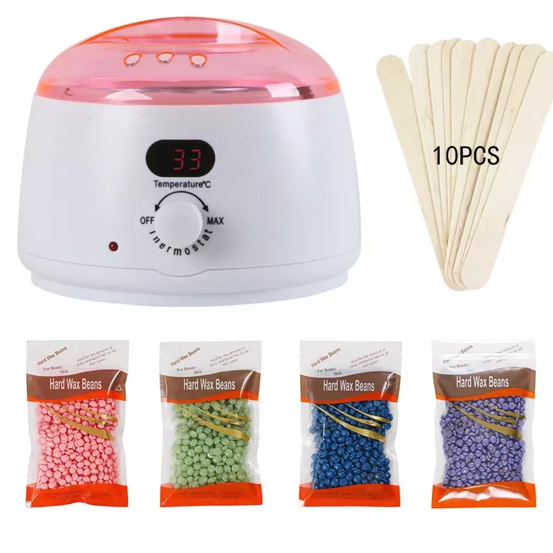 

Wax Warmer Paraffin Wax Heater Machine Feet Mini SPA Hand Machine Body Depilatory Hair Removal Tool With 400g wax beans