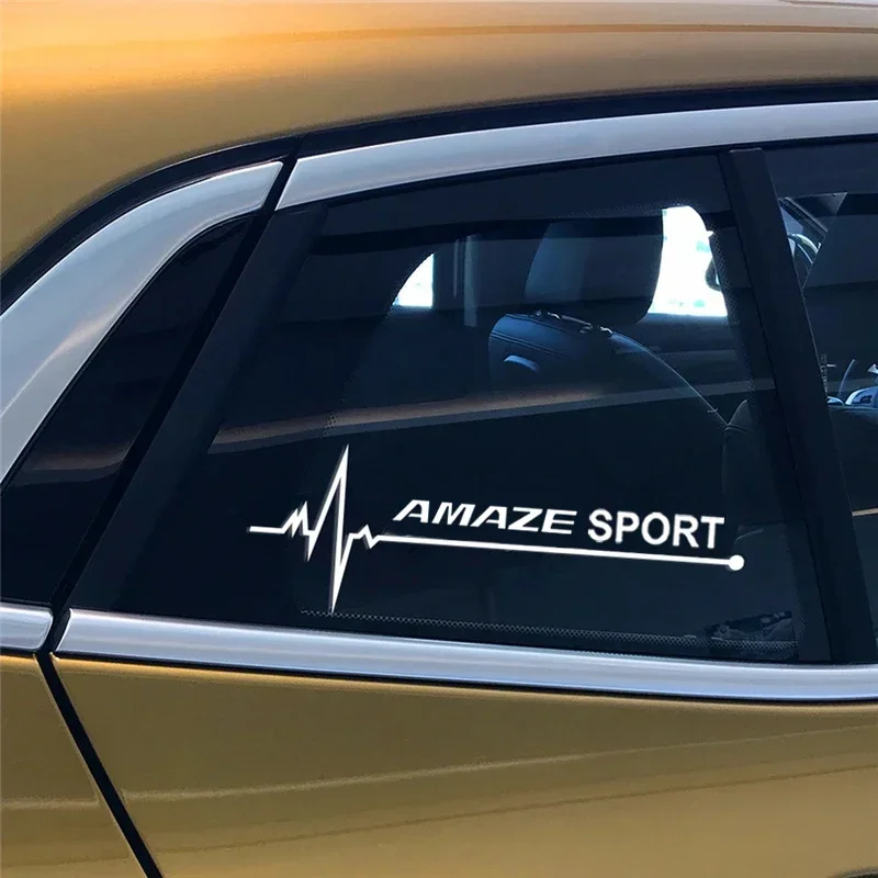 Виниловые автомобильные наклейки эмблема боковое окно наклейка для Honda AMAZE SPORT Logo