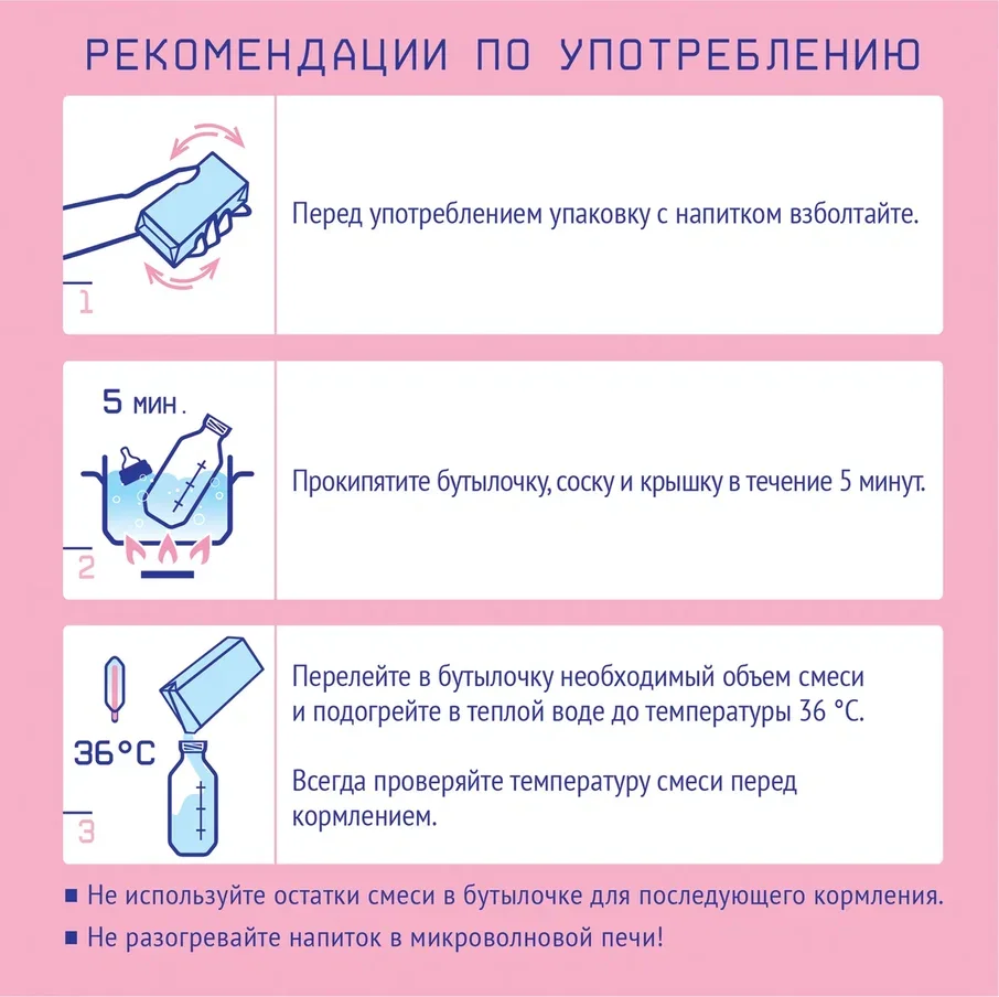 Молочная смесь Нутрилак Премиум 1 готовая к употреблению стерилизованная с