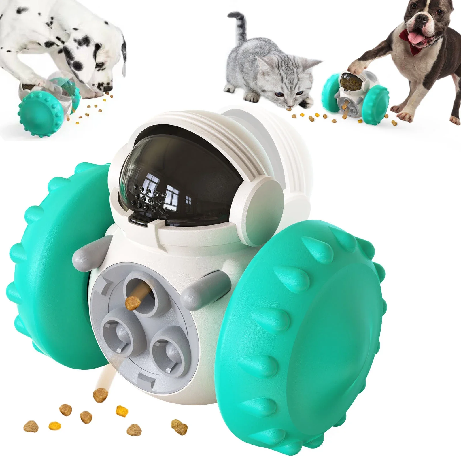 

Игрушки для собак, робот, собака, кошка, диспенсер для еды, стакан, игрушки-головоломки для домашних животных, медленная кормушка для собак, устройство для упражнений, устройство для кормления, товары для обучения
