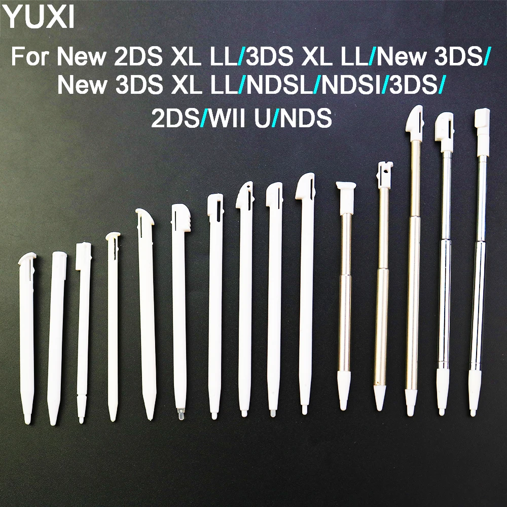

Стилус металлический, регулируемый, пластмассовый, для Nintendo New 3DS XL LL, 2DS, LL XL, NDSL DS Lite