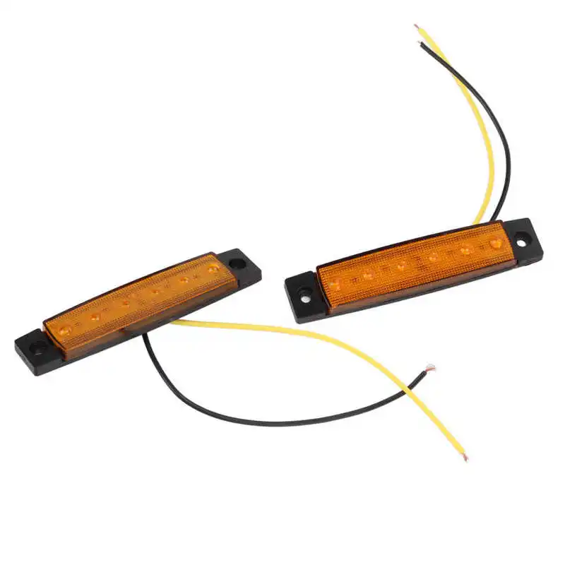 

Боковой габаритный фонарь Янтарное освещение диффузные линзы IP68 Водонепроницаемые/набор габаритных огней многофункциональные противоуда...