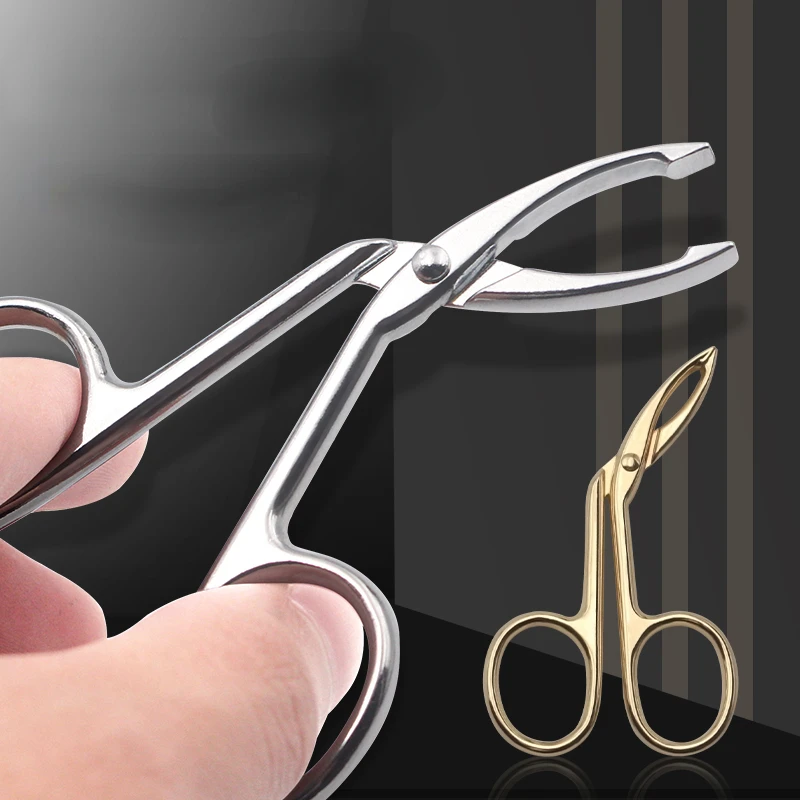

1pc Golden Silver Professiona Elbow Eyebrow Pliers Clips Scissors Tweezers Straight Pointed Eyebrow Plucking Makeup Beauty Tools