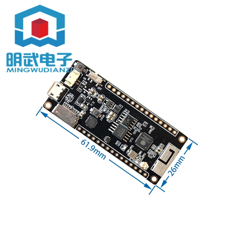 Электронный модуль T8 V1.1 Wifi Bluetooth ESP32 WROVER 4MB FLASH PSRAM (art.: 3920db24db437) - 3920db24db437
