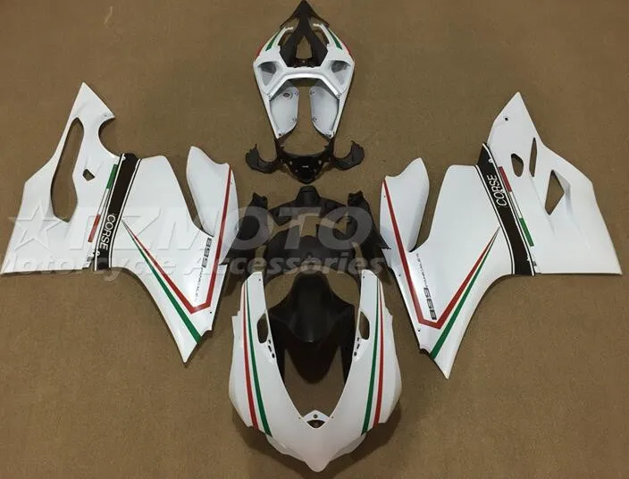 

New ABS Whole Fairings Kit Fit For DUCATI 899 1199 PANIGALE 2012 2013 2014 12 13 14 Bodywork Set Custom White