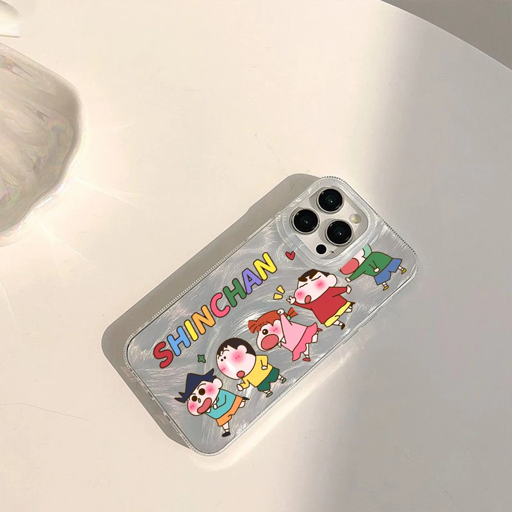 Cartoon C-Crayon Shin-Chan Phone Case FOR Samsung Galaxy A30 A25 A24 A23 A22 A217F A21 A20 A15 A14 A13 A12 S LITE M32 5G