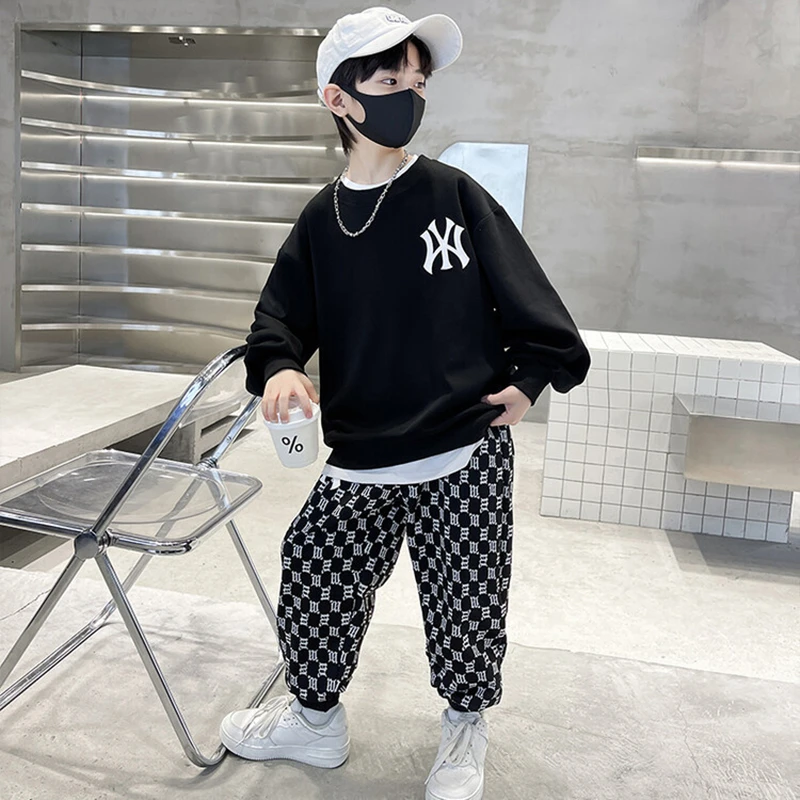 Детский спортивный костюм из двух предметов Свитшот и штаны 90-170 см