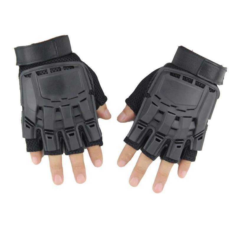 

Military Airsoft Gloves Army Tactical Shooting Gloves Combat Men Outdoor Hiking Riding Anti-Slip Half Finger Gloves