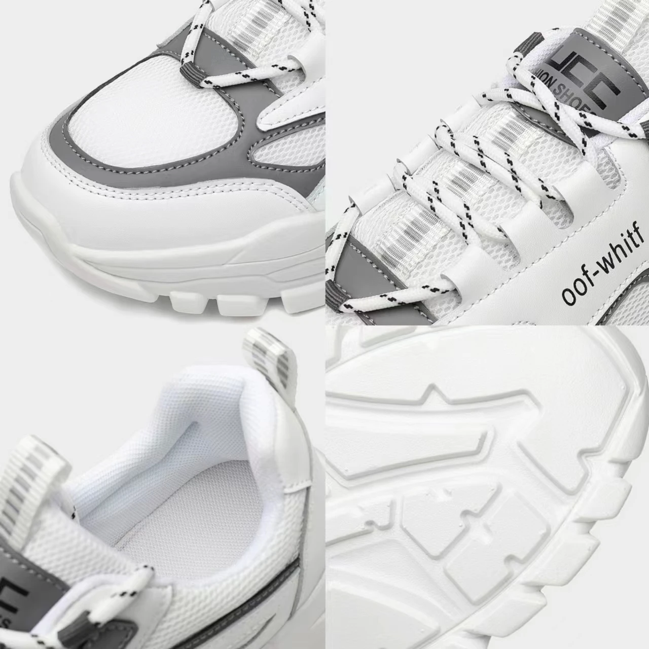 Модные мужские кроссовки дышащие повседневные на платформе сетчатые уличные для