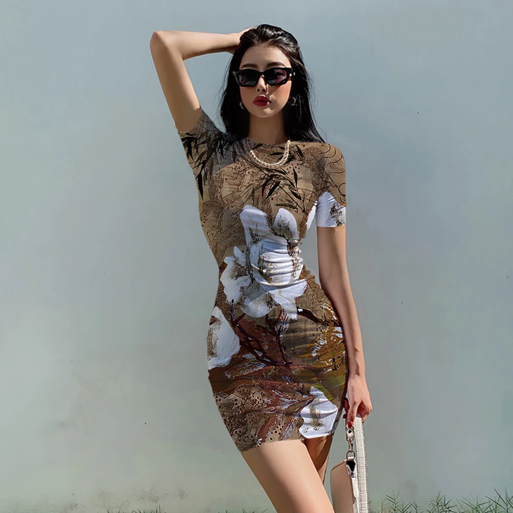 

Women Thin Bodycon Dress Slim Solid Color Mini Dress Hip Bandage Skirt Straps Night Club Party Dress Package Hip Skirt