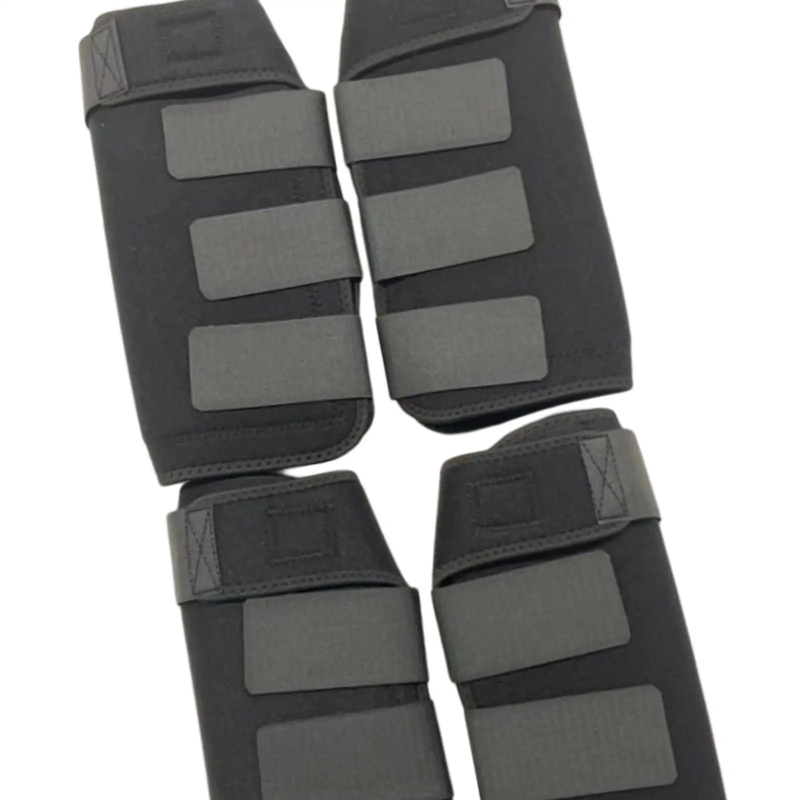 

4x Neoprene Horse Boots Leg Wraps Shock Absorbing for Equestrian Equipment