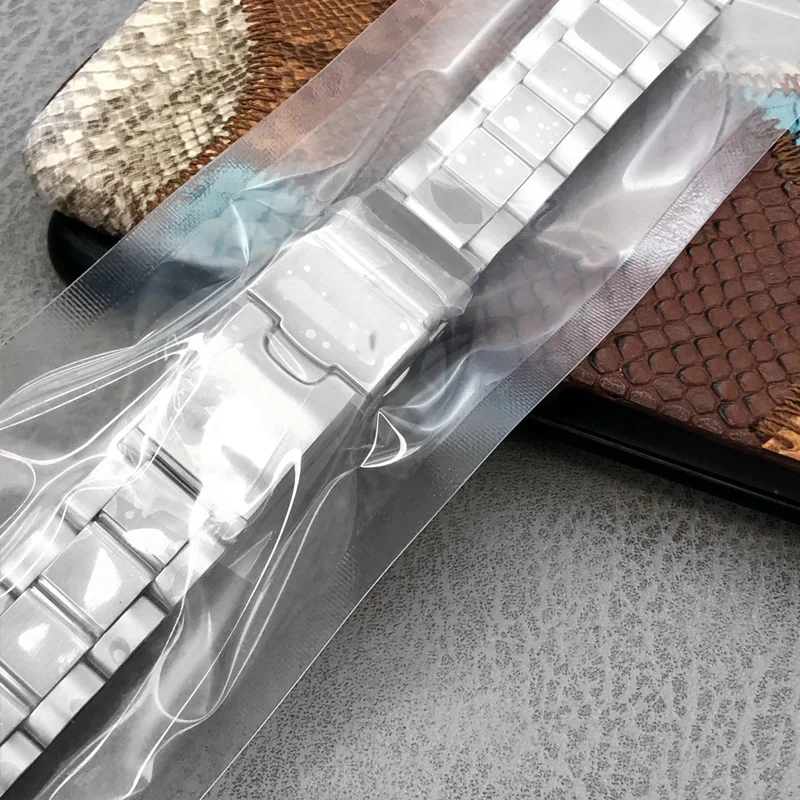 Solid 20mm Width Stainless Steel Watchband Deployment Buckle Suitable For SPB185/187 Dive Watch Case
