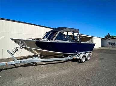 Фото Ecocampor 22-27ft алюминиевая рыбацкая лодка с V-образным корпусом и прогулочным лобовым стеклом для продажи №2