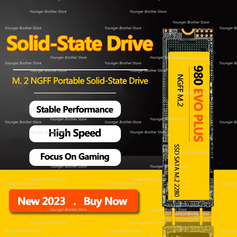 

2023 8TB SSD M2 NGFF 500GB 980 EVO Plus 250GB Internal Solid State Drive 1TB Hdd Hard Disk 970 PRO M.2 2TB for Laptop Computer