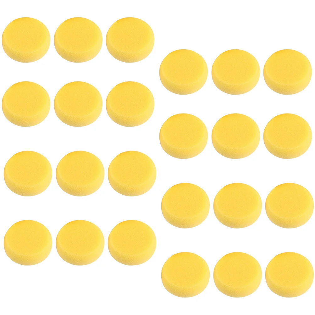 

Губки для детской керамики, чистящие губки с двумя пальцами, желтая круглая губка для торта, искусственная губка для рисования