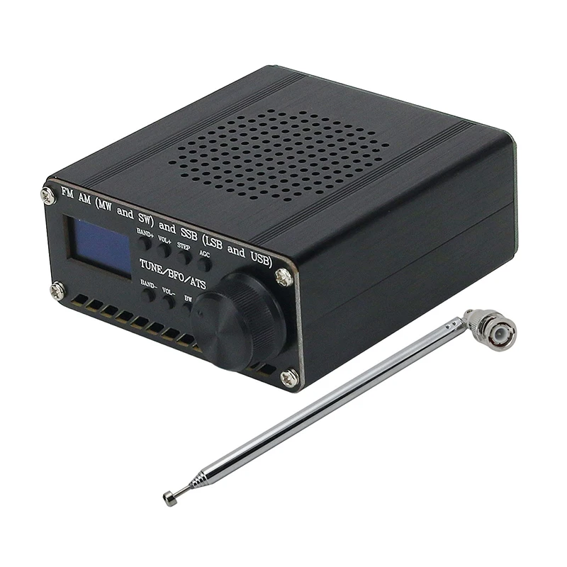 

Assembled ATS-20 SI4732 All Band Radio Receiver FM AM (MW & SW) SSB (LSB & USB) with lithium battery + Antenna + Speaker + Case