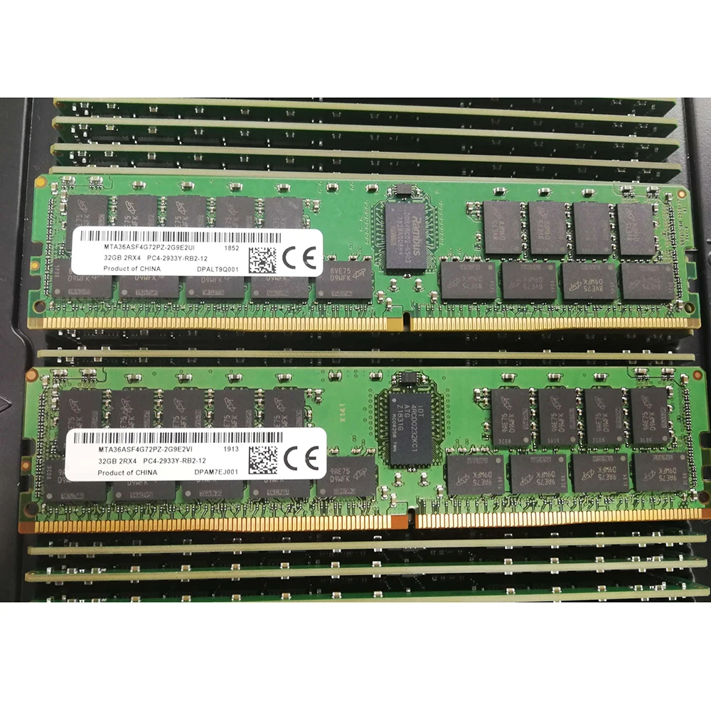 

MTA36ASF4G72PZ-2G9E2 для MT RAM 32GB 2RX4 DDR4 2933 PC4-2933Y-RB2-12 32G ECC Серверная память, быстрая доставка, высокое качество