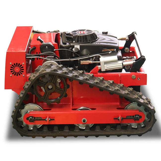 Радиоуправляемая газонокосилка роботизированная косилка на гусеничном ходу 7 5