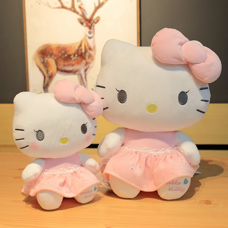 

Аниме периферические плюшевые игрушки, кукла Hello Kitty, кукла с секретными словами, плюшевая игрушка, кукла Hello Kitty, подушка для сна для девочки
