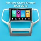 Автомагнитола 2 Din на Android для Jeep Grand Cherok 2008-2013, мультимедийный проигрыватель с навигацией, GPS, Wi-Fi, головное устройство, Авторадио 9 дюймов