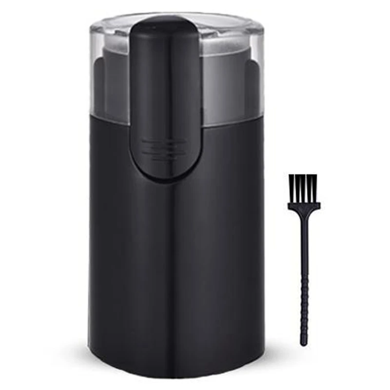 

Кофемолка-травяная мельница с лезвиями из нержавеющей стали, мельница для специй, мощная мельница для кофейных зерен с европейской вилкой