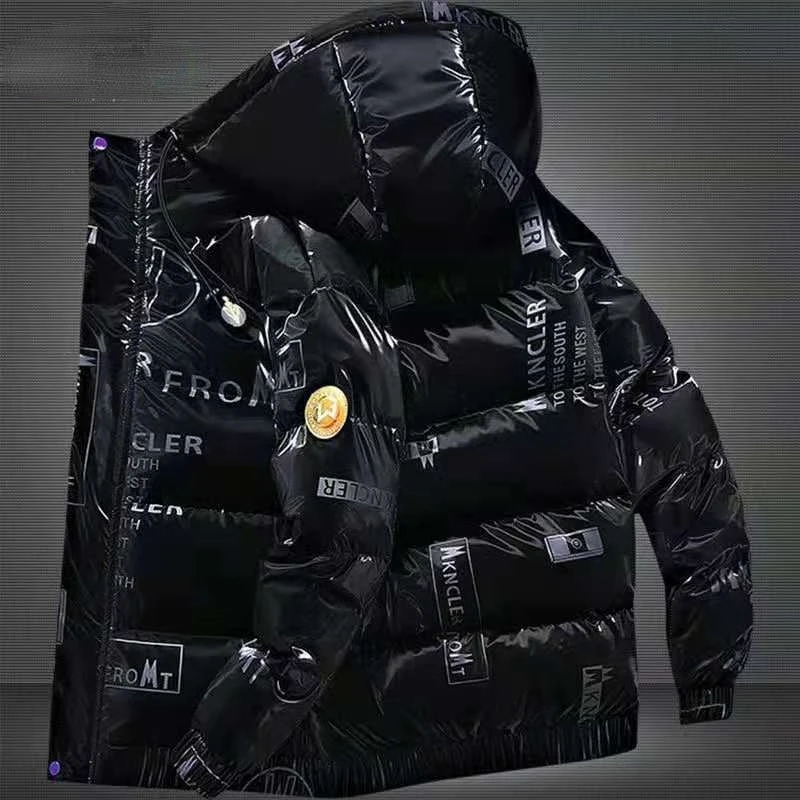 Down jacket men winter thickened cold warm 2022 new student youth trend loose version hooded coat