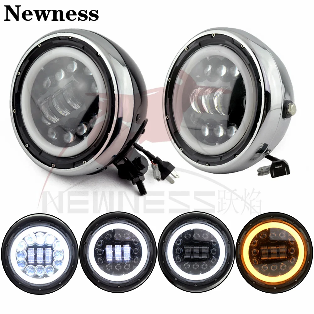 Светодиодная лампа для мотоцикла дневные ходовые огни задняя/боковая подсветка 7